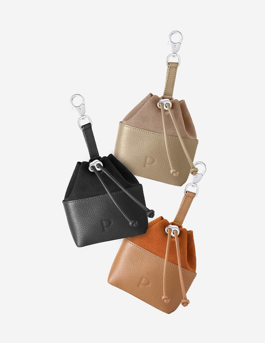 The Nue | Luxury Leather Waste & Treat Bag Holder – PAGERIE
