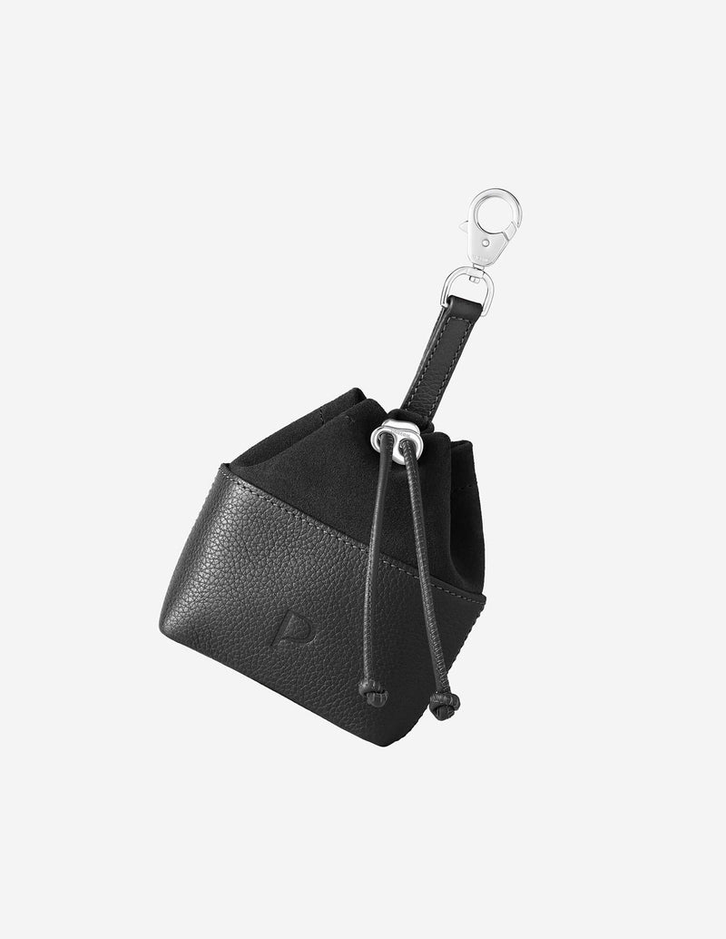 The Nue | Luxury Leather Waste & Treat Bag Holder – PAGERIE